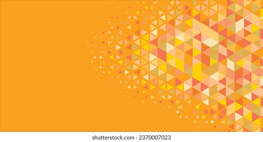 Abstract Triangle colorful background or wallpaper with polygons variety of triangular shapes and colors, triangles or concave geometrical shapes with Copy space soft color