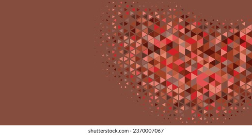 Abstract Triangle colorful background or wallpaper with polygons variety of triangular shapes and colors, triangles or concave geometrical shapes with Copy space soft color