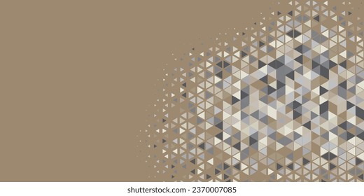 Resumen Triángulo fondo colorido o papel tapiz con polígonos variedad de formas y colores triangulares, triángulos o formas geométricas cóncavo con espacio Copiar color suave