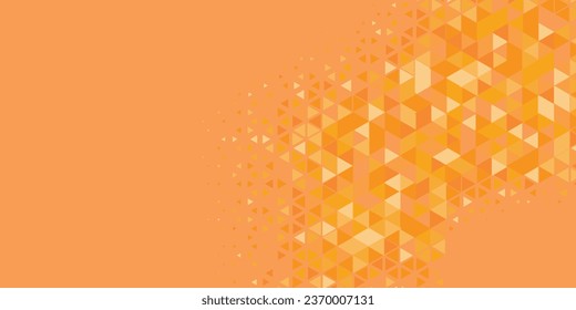 Abstract Triangle colorful background or wallpaper with polygons variety of triangular shapes and colors, triangles or concave geometrical shapes with Copy space soft color