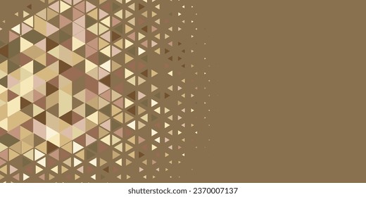 Abstract Triangle colorful background or wallpaper with polygons variety of triangular shapes and colors, triangles or concave geometrical shapes with Copy space soft color