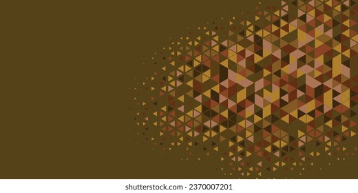 Abstract Triangle colorful background or wallpaper with polygons variety of triangular shapes and colors, triangles or concave geometrical shapes with Copy space soft color