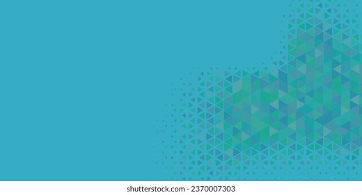 Abstract Triangle colorful background or wallpaper with polygons variety of triangular shapes and colors, triangles or concave geometrical shapes with Copy space soft color
