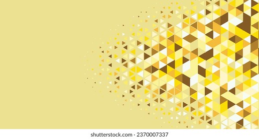 Abstract Triangle colorful background or wallpaper with polygons variety of triangular shapes and colors, triangles or concave geometrical shapes with Copy space soft color