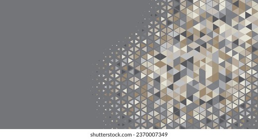 Abstrakter, dreieckiger bunter Hintergrund oder Tapete mit mehrfarbigem Hintergrund, verschiedenen dreieckigen Formen und Farben, Dreiecken oder konkaven geometrischen Formen mit Weichem Kopienraum