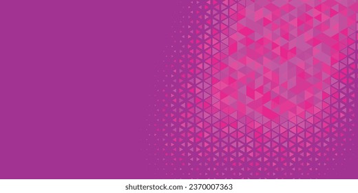 Abstract Triangle colorful background or wallpaper with polygons variety of triangular shapes and colors, triangles or concave geometrical shapes with Copy space soft color