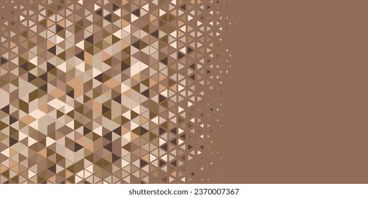 Abstract Triangle colorful background or wallpaper with polygons variety of triangular shapes and colors, triangles or concave geometrical shapes with Copy space soft color
