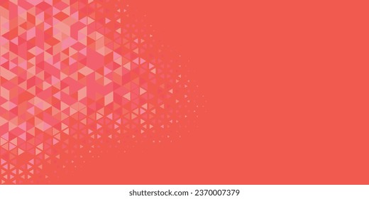 Abstract Triangle colorful background or wallpaper with polygons variety of triangular shapes and colors, triangles or concave geometrical shapes with Copy space soft color