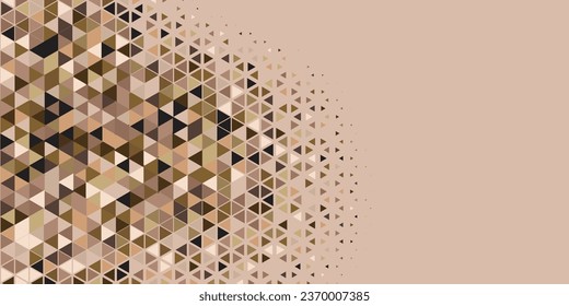 Abstract Triangle colorful background or wallpaper with polygons variety of triangular shapes and colors, triangles or concave geometrical shapes with Copy space soft color