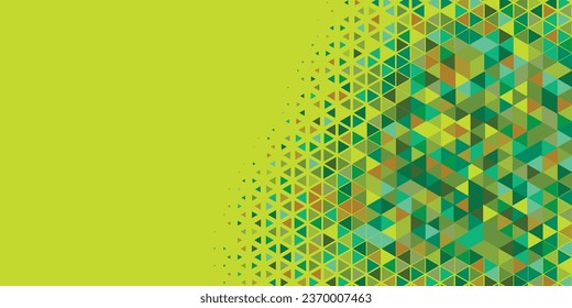 Abstract Triangle colorful background or wallpaper with polygons variety of triangular shapes and colors, triangles or concave geometrical shapes with Copy space soft color