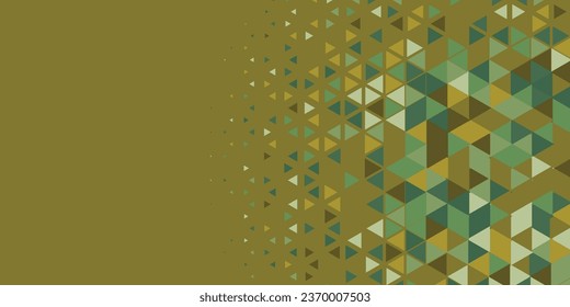 Abstract Triangle colorful background or wallpaper with polygons variety of triangular shapes and colors, triangles or concave geometrical shapes with Copy space soft color
