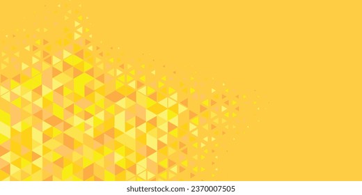Abstract Triangle colorful background or wallpaper with polygons variety of triangular shapes and colors, triangles or concave geometrical shapes with Copy space soft color