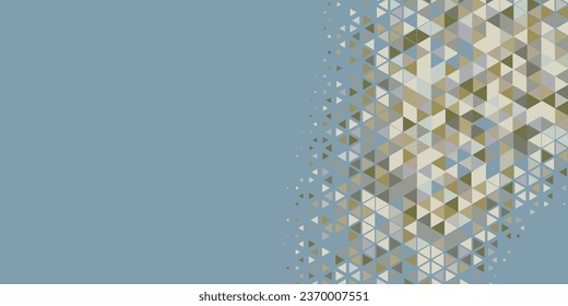 Resumen Triángulo fondo colorido o papel tapiz con polígonos variedad de formas y colores triangulares, triángulos o formas geométricas cóncavo con espacio Copiar color suave