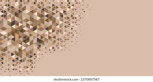 Abstrakter, dreieckiger bunter Hintergrund oder Tapete mit mehrfarbigem Hintergrund, verschiedenen dreieckigen Formen und Farben, Dreiecken oder konkaven geometrischen Formen mit Weichem Kopienraum