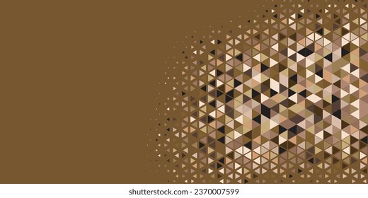 Abstract Triangle colorful background or wallpaper with polygons variety of triangular shapes and colors, triangles or concave geometrical shapes with Copy space soft color
