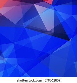 Abstract triangle colorful bright mosaic background. Vector illustration