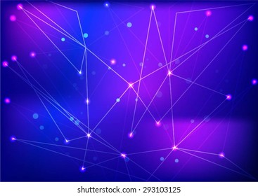 abstract  triangle colorful design