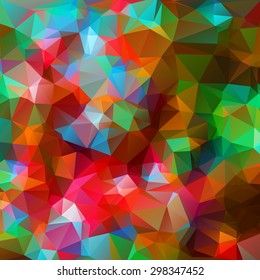 Abstract triangle colorful texture background