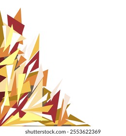 abstract triangle corner in graffiti style