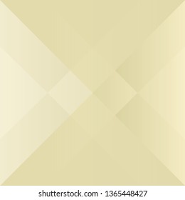 Abstract triangle cream color background, vector illustration