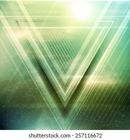 Abstract triangle future vector background 