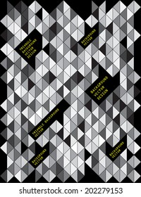 Abstract, Triangle geometric backgrounds layout vector, Design Template, wallpaper, Cover, Magazine, Brochure, Poster, Website
