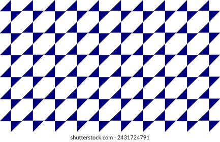 abstract triangle geometric blue background star patch work seamless repeat style, replete image design for fabric printing