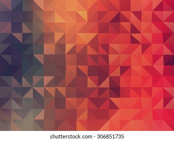 Abstract triangle geometric color full background flat style
