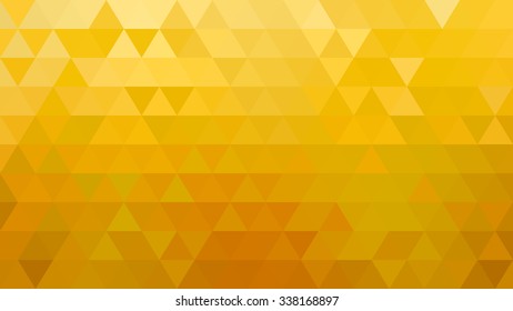 Abstract triangle geometric orange background vector
