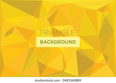 Abstract triangle geometric pattern banner design