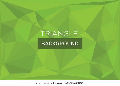 Abstract triangle geometric pattern banner design