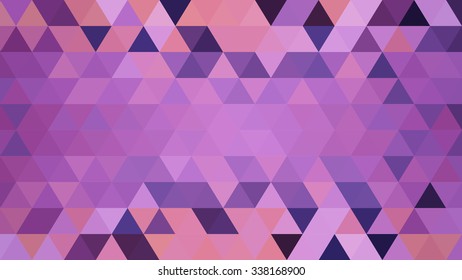 Abstract triangle geometric purple background vector