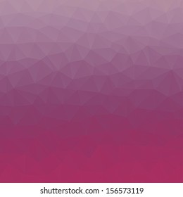 Abstract triangle geometric shapes background. Backdrop,wallpaper, banner, site design template. Vector illustration in purple and red color.