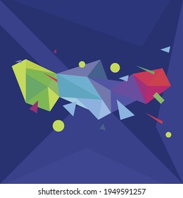Resumen de bandas de onda geométrica triangular sobre un fondo blanco. Patrón poligonal vectorial para su diseño
