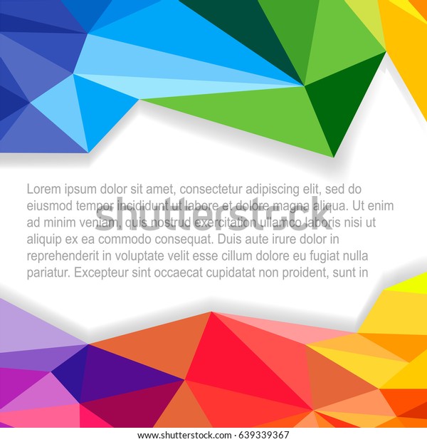 Abstract Triangle Geometric Wave Stripes Border Stock Vector (Royalty ...