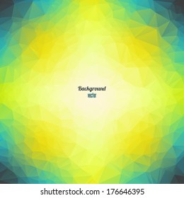 Abstract Triangle Geometrical  Background