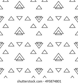 Abstract triangle geometrical background. 