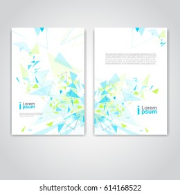 Abstract Triangle Geometrical Background Banner Copy Space Vector Illustration