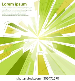 Abstract Triangle Geometrical Background with Copy Space for Text Vector Illustration