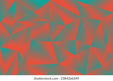 Abstract Triangle Geometrical Background. Gradient Vector Illustration.