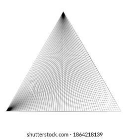 Abstract Triangle Geometrical Background . Modern Triangular lines Logo . Vector.