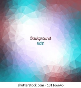 Abstract Triangle Geometrical Background. Vector Illustration EPS10