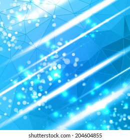 Abstract Triangle Geometrical  Background. Vector Illustration. EPS10