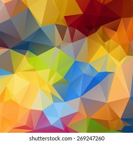 Abstract triangle geometrical background. Vector illustration