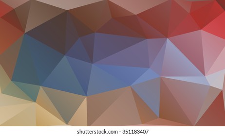 Abstract Triangle Geometrical Background, Vector Illustration