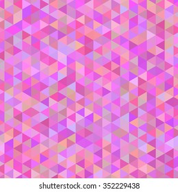 Abstract Triangle Geometrical Background, Vector Illustration