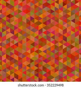 Abstract Triangle Geometrical Background, Vector Illustration