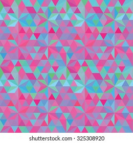 Abstract triangle geometrical color background