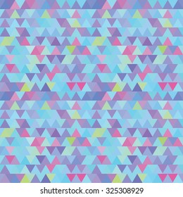 Abstract triangle geometrical color background