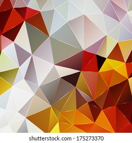 Abstract Triangle Geometrical Colored Background. Vector Illustration EPS10 